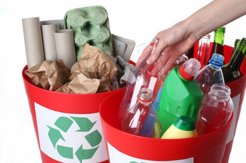 Eco-friendly disposal of garage items